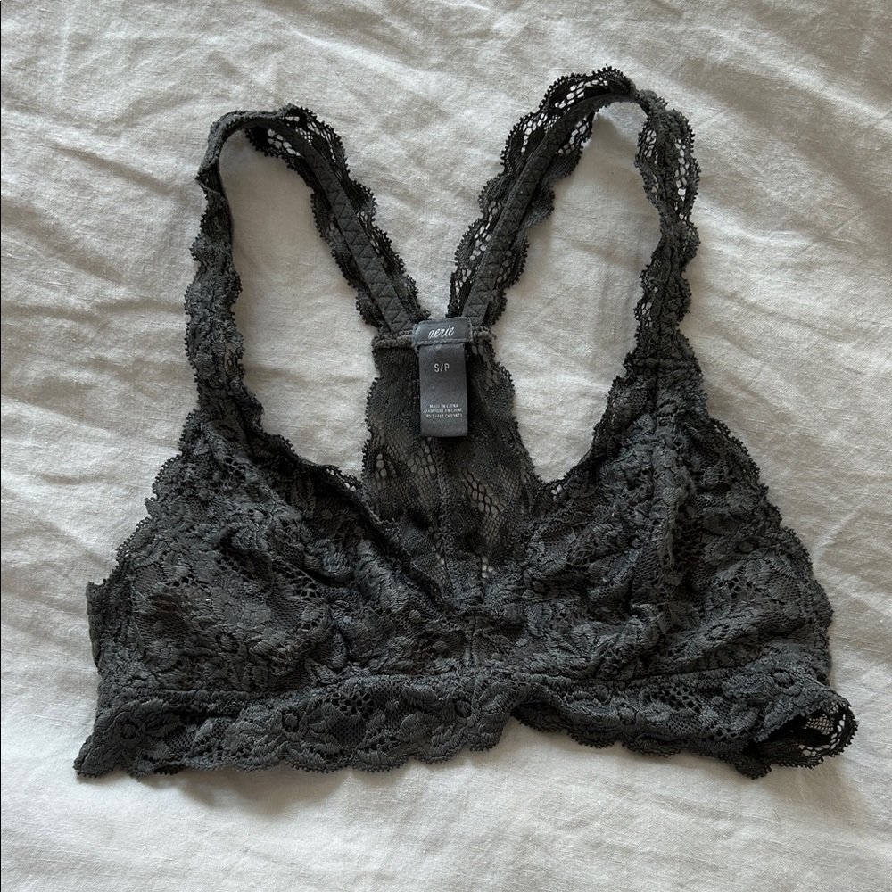 aerie lace racerback bralette